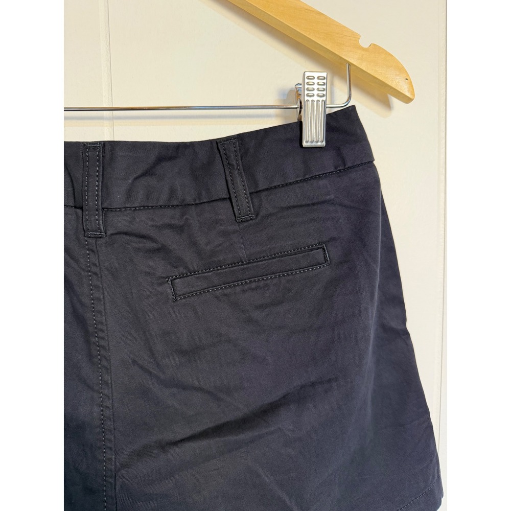 Preppy Quiet Luxury Quince Chino Shorts 2 Navy Cotton Mid Rise Summer Minimalist - Picture 6 of 8